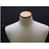 Image 2 : Wooden & Fabric Male Torso Mannequin Dress Form with Adjusting Knobs 2ft tall