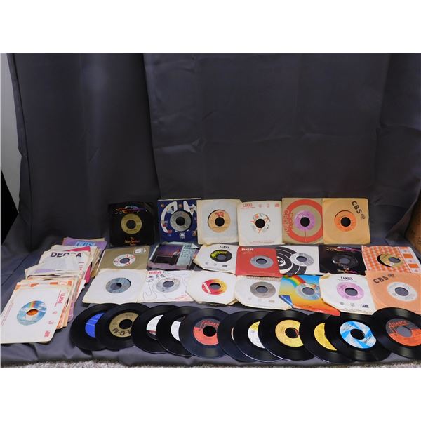 lot of approx 50+ 45s Records Vinyl Assorted