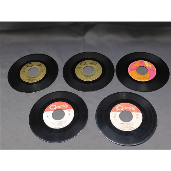 Lot of 5 45s Guess Who / Chad Allen & The Expressions Records