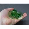 Image 6 : Uranium Glass Salt and Pepper Shakers