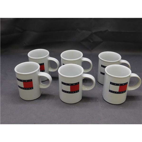 Set of 6 Tommy Hilfiger Coffee Mugs Decorated in Canada