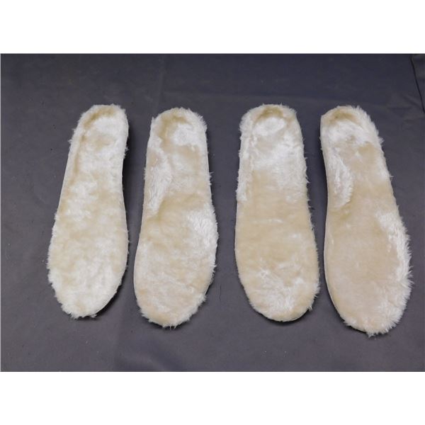 Mens 11.5-12.5 2 Pairs of Sheepskin Arch Support Insoles