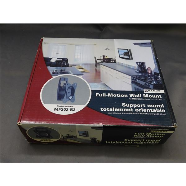 Full-Motion Wall Mount for Medium FlatPanel TVs 15"-37"