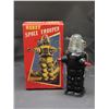 Image 1 : Friction Robot Space Trooper Forbidden Planet (Black) Wind Up Tin Lithograph Toy