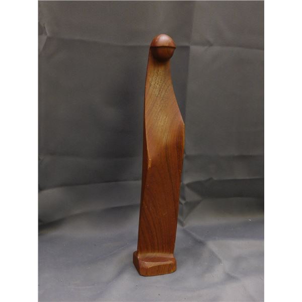 Simon Randers Teak Sculpture Made In Denmark VIntage MCM *Light Damage