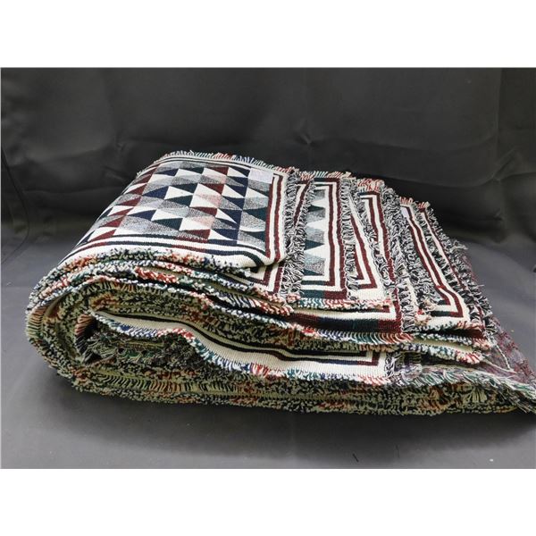 14 NEW Cotton Woven Reversible Tapestry Table Runners 13" x 72"