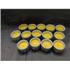 Image 1 : 14 Citronella Candles in Blue and White Porcelain Pots