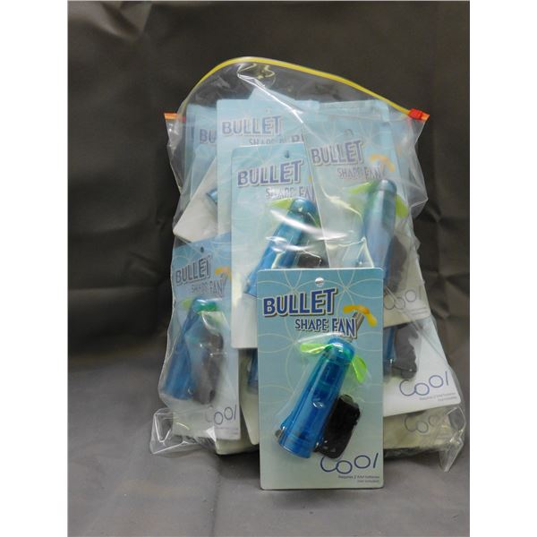 25 NEW Bullet Shaped Fans