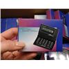Image 2 : Lot of 70 NEW Mini Tilting Pocket Calculators
