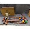 Image 1 : Vintage Wooden Croquet Set