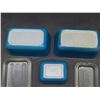 Image 4 : Lot of 3 Pyrex Fridge Storage Containers w Lids Blue