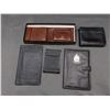 Image 1 : Lot of 5pcs Vintage Genuine Leather Wallets (3) and Passport Holders Tilley English Morocco, ect