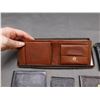 Image 2 : Lot of 5pcs Vintage Genuine Leather Wallets (3) and Passport Holders Tilley English Morocco, ect