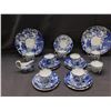 Image 1 : Lot of 20pcs Royal Crown Derby "Mikado" Fine Bone China Trios, Serving Plates & Extras