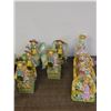 Image 1 : Ceramic & Metal Trinket Decorations Girls Flowers Spring Cloisonne on Bench Figurines Hallmark