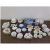 Image 1 : Lot of Assorted Doll Tea Sets, Miniature Cups Saucers, Trinket Boxes, Trays, Etc