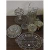 Image 1 : Lot of EAPG Vases Trays Serving Ware