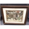 Image 2 : Lotof 2 Paper Tole Framed Pictures Anton Pieck Rose