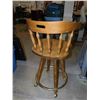Image 3 : Wooden Rolling Bar Stool