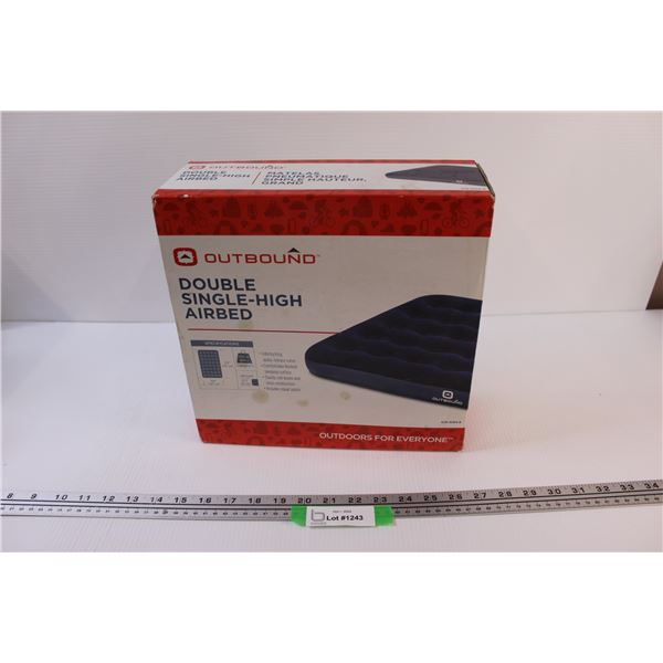 Outbound Double Single-High Airbed - Appears Sealed