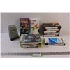 Image 1 : (8) VHS Tapes, (5) Video Game CASES and Manuals - NO Games
