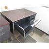 Image 1 : Metal Two Drawer Office Desk (45"x30"x29" Tall) w/Chair