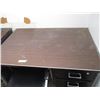 Image 2 : Metal Two Drawer Office Desk (45"x30"x29" Tall) w/Chair