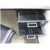 Image 5 : Metal Two Drawer Office Desk (45"x30"x29" Tall) w/Chair
