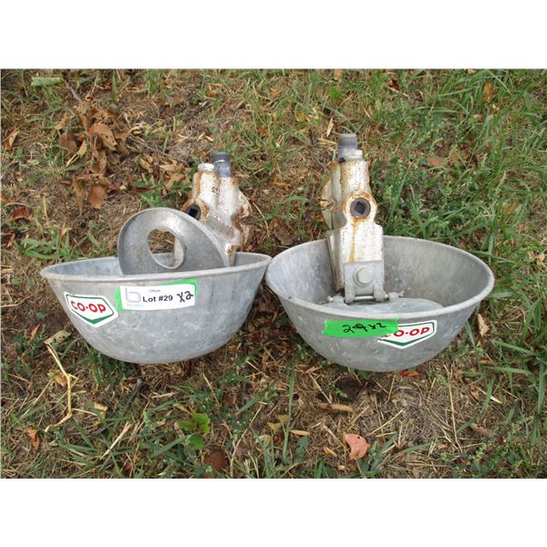 (2) Co-Op Automatic Watering Bowls