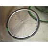 Image 2 : (3) 27" Bicycle Rims & Tires (2- Front, 1- Rear)