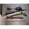 Plastic Shovel, Vintage Cow Hoof Nippers, GOZONE Resistance Band etc.