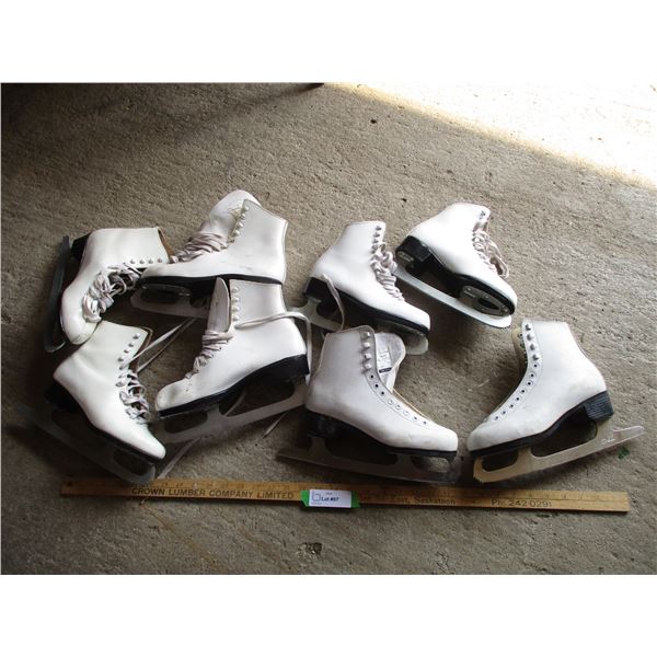 (4 pr) Figure Skates - Size 9