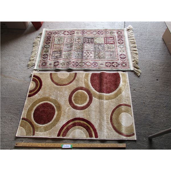 (2) Area Rugs (42"x26")