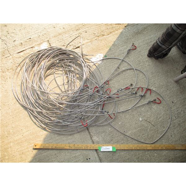 Various Cable w/Hooks (1/4" or 3/8")