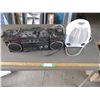 Image 1 : Sears Ghetto Blaster Cassette Tape/Radio & Sunbeam Electric Heater (Both Work)