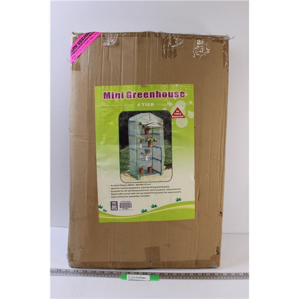 Mini Greenhouse - 4-Tier - 69cm x 49cm x 157cm - Appears New in Box