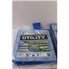 Image 3 : (2) Power Fist Tarps (NIB) - 5ft x 7ft & 10ft x 14ft