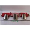 Image 1 : (3) Stainless Steel Flasks - NIB