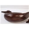 Image 5 : (2) Wood Carved Ducks (One Has Beak Repair) - 9" & 7.5"