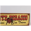Image 3 : Bull's Eye Tobacco Metal Sign - 19.5" x 5"