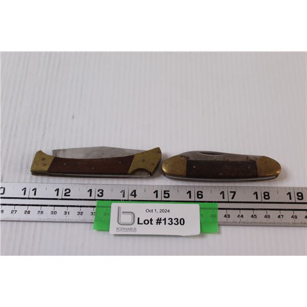 (2) Folding Knives