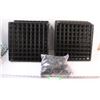 Image 1 : Cube Metal Shelving System w/Connectors - (61) 14" x 14" Squares and (60) Connectors