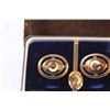 Image 2 : Cuff Links Set & Tie Pin in Case