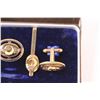 Image 3 : Cuff Links Set & Tie Pin in Case