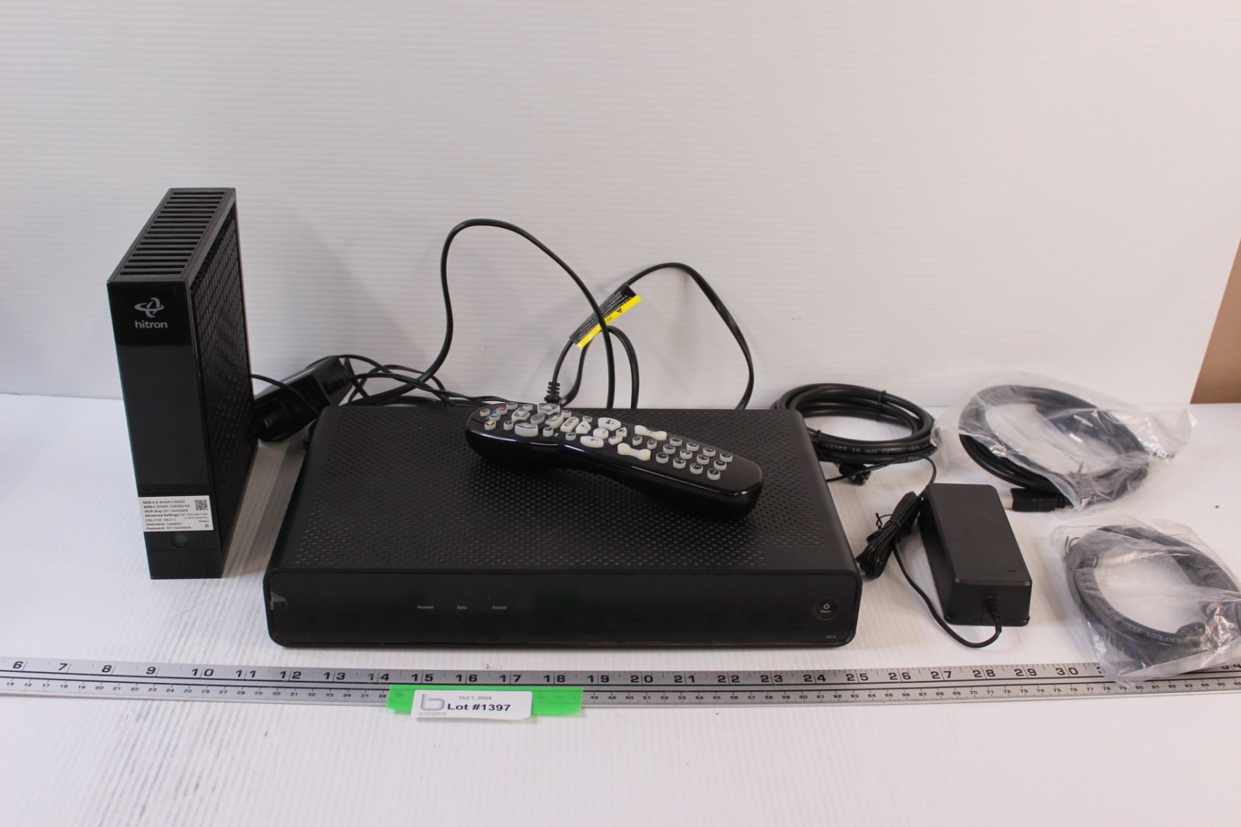 Shaw Cable DVR Box & Hitron Router & Cables - Untested - Bodnarus ...