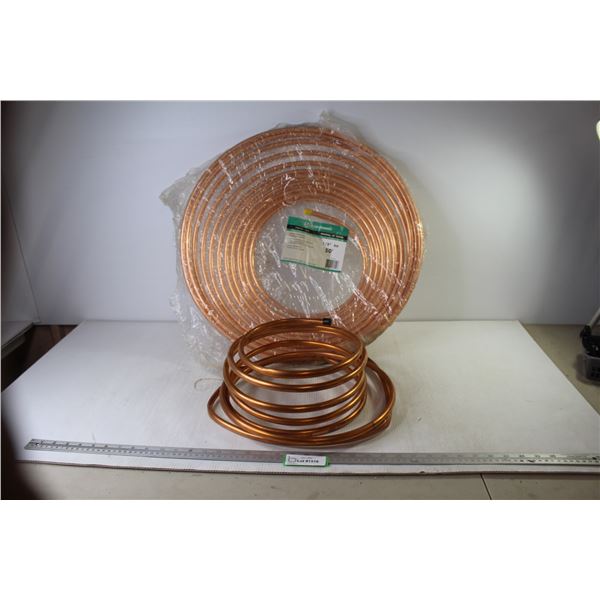1/2" Copper Coil (50' + extra piece w/dents)