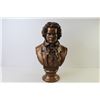 Image 7 : Whiteware Bust of Beethoven (17 1/2" x 10" - small chips)