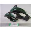 Image 1 : (2) Blue Mountain Style -Large and Small Dolphins-chip on fin of small one