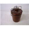 Image 6 : Bean Pot (has crack) and Small Cheese Crock