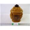 Image 1 : Vintage Biscuit/Cookie Jar with Lid (small chip)